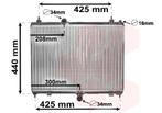 RADIATOR VOOR CITROEN C5 RD/TD 2008-2017 9687359980, Auto-onderdelen, Airco en Verwarming, Ophalen of Verzenden, Nieuw