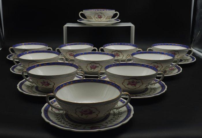 Richard Ginori J.C. - Tafelservies (22) - Porselein, Antiek en Kunst, Antiek | Meubels | Tafels