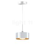 Bruck Cantara Hanglamp LED, chroom glimmend/glas wit/goud -, Verzenden, Nieuw