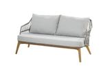 4 Seasons Outdoor Ancora 2,5-zits loungebank teak Silver, Tuin en Terras, Tuinsets en Loungesets, Ophalen of Verzenden, Nieuw