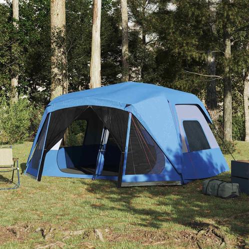 vidaXL Gezinstent 10-persoons waterdicht snelontgrendeling, Caravans en Kamperen, Tenten, Nieuw, tot en met 2, Verzenden