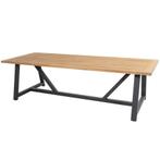 Noah Belmond dining tuinset 260x100xH75 cm 7 delig naturel, Tuin en Terras, Tuinsets en Loungesets, Ophalen of Verzenden, Nieuw