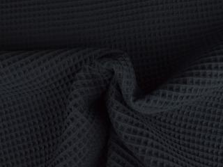 Wafelstof – Donkergrijs, Hobby en Vrije tijd, Stoffen en Lappen, 120 cm of meer, 200 cm of meer, Grijs, Nieuw, Katoen, Ophalen of Verzenden