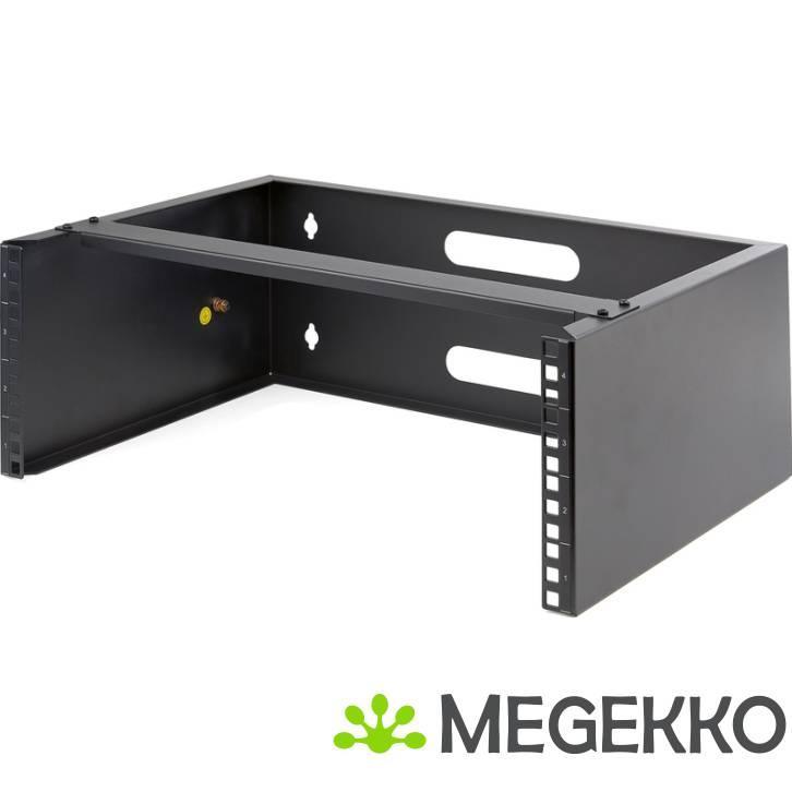 StarTech.com WALLMOUNT4 rack 4U Wandrek Zwart, Computers en Software, Computerbehuizingen, Nieuw, Verzenden