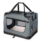 Vouwbare Hondentransportbox / Bench Lassie S - Grijs - 34x50, Dieren en Toebehoren, Verzenden, Nieuw