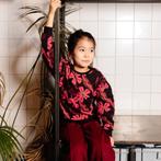 Trui Amy (aop pink rose big flower), Kinderen en Baby's, Kinderkleding | Maat 134, Nieuw, Meisje, Trui of Vest, Verzenden