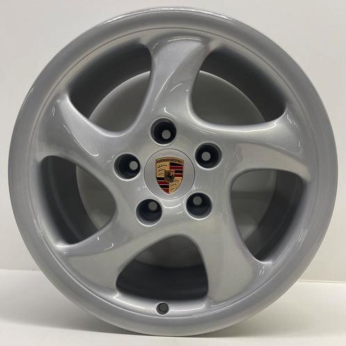 Porsche 993/996 ORIGINELE 18inch Turbo velgenset GEREVISEERD, Auto-onderdelen, Banden en Velgen, 18 inch, Personenwagen, Gereviseerd