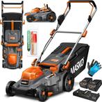 Masko accu grasmaaier ECO-X10 - 37 cm snijbreedte - met 2, Verzenden, Nieuw
