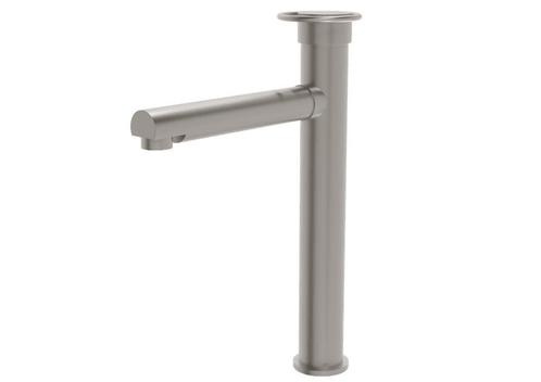 Fonteinkraan LINA | GEBORSTELD ALUMINIUM | inclusief aanslui, Doe-het-zelf en Verbouw, Sanitair, Nieuw, Rvs, Kraan, Ophalen of Verzenden