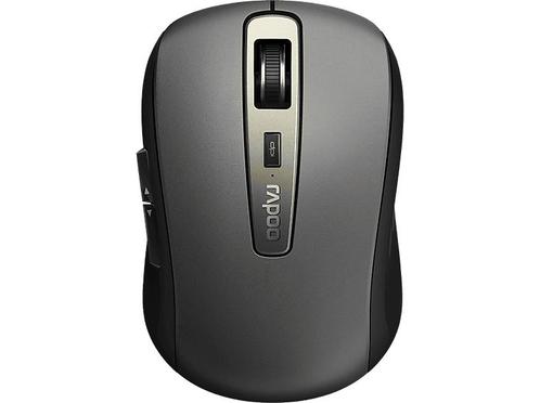 Rapoo -  Mt350 Multi-mode Draadloze Muis -  - Zwart, Computers en Software, Muizen, Draadloos, Nieuw, Muis, Verzenden