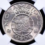 Portugees Mozambique. Republic. 10 escudos 1974 - NGC - MS