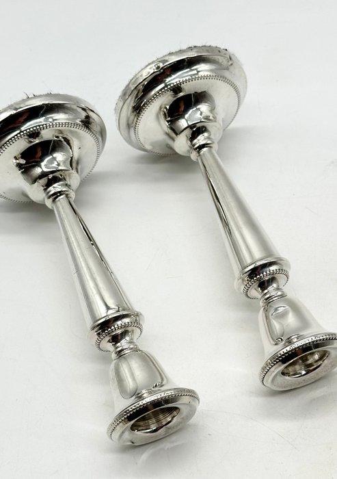 No reserve-Twee stevige handgemaakte antieke 1e gehalte, Antiek en Kunst, Antiek | Goud en Zilver