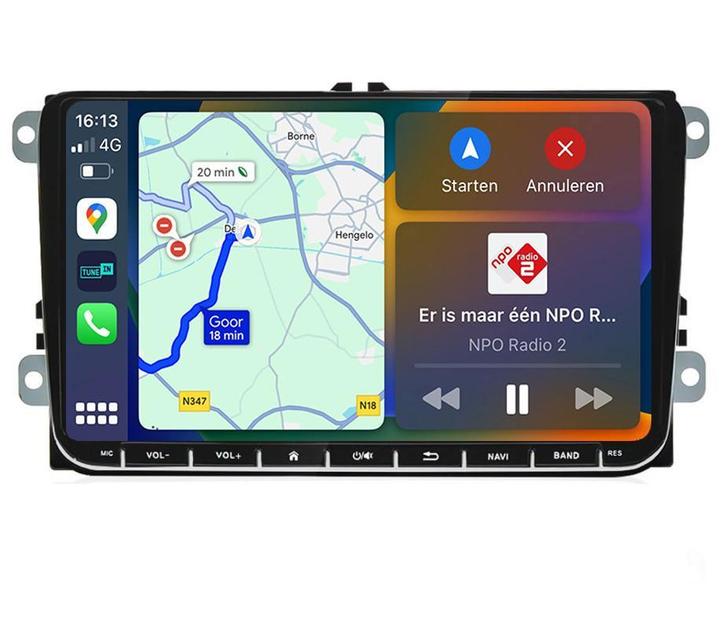 Seat Leon Toledo Altea Navigatie Apple Carplay Android Auto, Auto diversen, Autoradio's, Nieuw, Ophalen of Verzenden