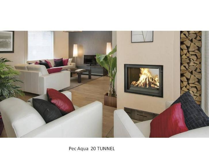 Exclusieve doorkijkhaard – hout en/of pellets, Huis en Inrichting, Kachels, Houtkachel, Hout, Nieuw, Inbouw, Ophalen of Verzenden