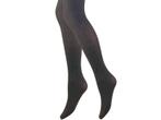 Panty - Zigzag Motief - 60 Den - Zwart/Mokka, Kleding | Dames, Verzenden, Nieuw