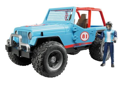Bruder 2541 Jeep Cross Country Racer met speelfiguur, Kinderen en Baby's, Speelgoed | Overig