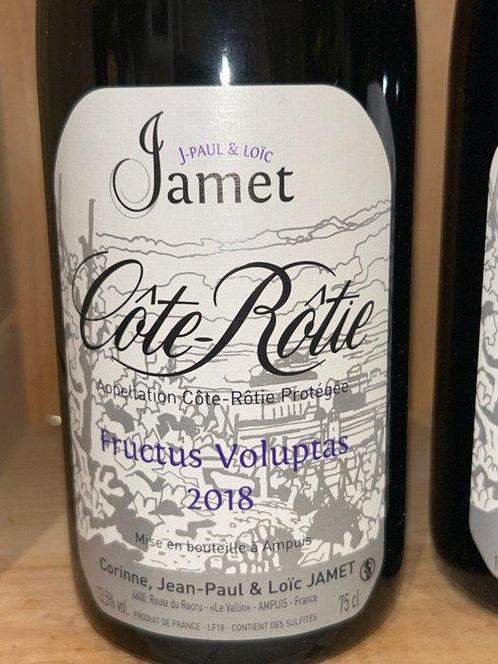 2018 Domaine Jamet - Fructus Voluptas - 2018 - Cote Rôtie -, Verzamelen, Wijnen
