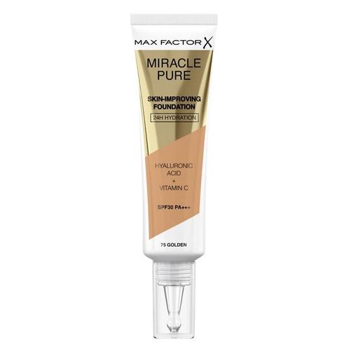 Max Factor Miracle Pure 075 Skin-Improving Foundation, Sieraden, Tassen en Uiterlijk, Uiterlijk | Cosmetica en Make-up, Make-up