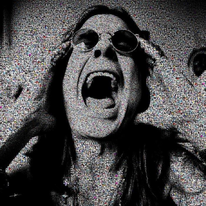 David Law - Crypto Ozzy Osbourne III - Format XL 60x60, Antiek en Kunst, Kunst | Designobjecten