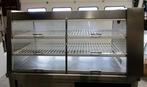 RVS Opzetvitrine met 6 vakjes, 140cm, Huis en Inrichting, Gebruikt