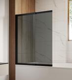 Badwand Moka 120 x 140 cm Zwart Getint Badscherm 5 mm, Verzenden, Nieuw, Bad