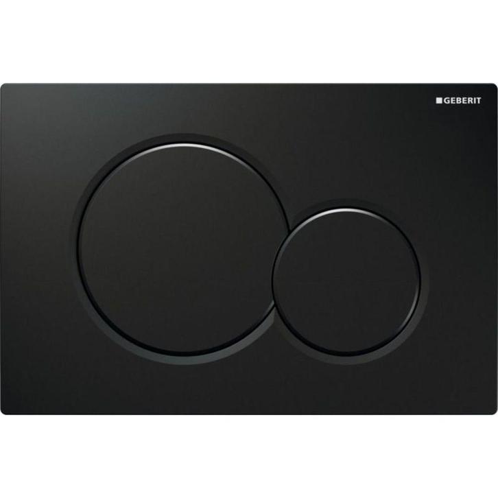 Geberit Sigma 01 bedieningsplaat 2 knops up gitzwart 115770D, Doe-het-zelf en Verbouw, Sanitair, Nieuw, Verzenden