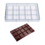 Chocolademal Chocolate World Tablet 1kg (15vak) 250x160x25mm, Hobby en Vrije tijd, Taarten en Cupcakes maken, Verzenden, Nieuw