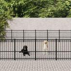 vidaXL Hondenkennel voor buiten 45,16 m² staal, Dieren en Toebehoren, Honden-accessoires, Verzenden, Nieuw