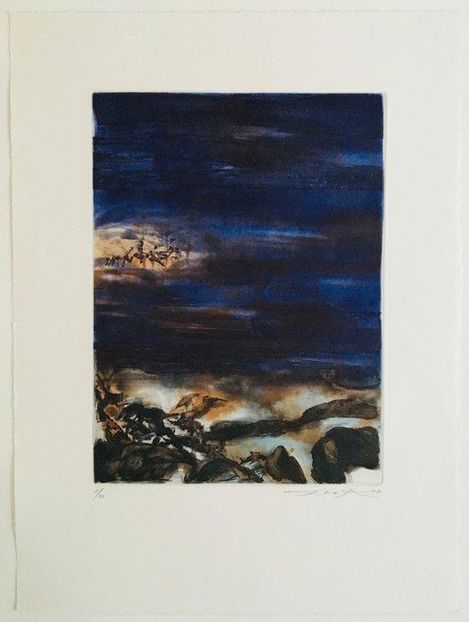 Zao Wou-Ki (1921-2013) - Beauregard - Eau-forte originale, Antiek en Kunst, Antiek | Overige Antiek