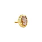 Ring met camee 8 krt