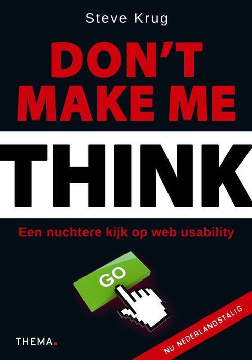 Dont make me think! 9789058714398 Steve Krug, Boeken, Economie, Management en Marketing, Gelezen, Verzenden