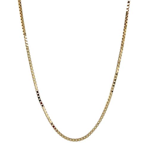 Gouden lengtecollier venetiaan 70.5 cm 14 karaat, Sieraden, Tassen en Uiterlijk, Kettingen, Goud, Zo goed als nieuw, Goud, Verzenden