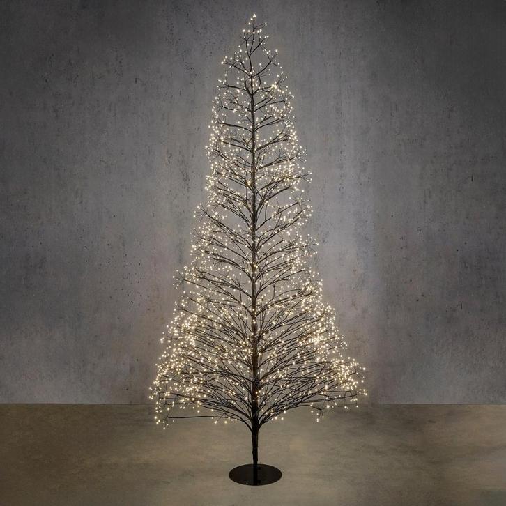 Lichtboom Buiten - H210 x Ø100 cm - Metaal - Zwart, Diversen, Kerst, Nieuw, Verzenden