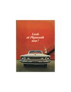 1962 PLYMOUTH PROGRAMMA BROCHURE ENGELS (USA), Boeken, Auto's | Folders en Tijdschriften, Nieuw, Author