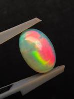 1.57ct Natural White Opal Cabochon - Hoogte: 10.5 mm -, Verzamelen, Mineralen en Fossielen