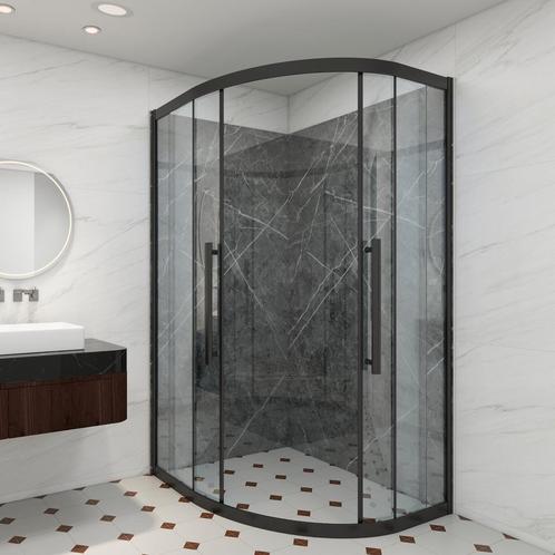 Douche achterwand Bladel set van 4 panelen 120x60 cm Grey Di, Doe-het-zelf en Verbouw, Platen en Panelen, Nieuw, Verzenden