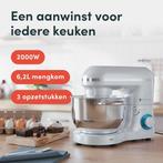 2dekans | KitchenBrothers Keukenmachine - Keukenrobot - 6,2L, Ophalen of Verzenden, Zo goed als nieuw