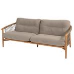 Nora stoel bank pebble loungeset 4 delig teak rope 4, Ophalen of Verzenden, Nieuw