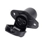 3-polige Contrastekker Kunststof, Ophalen of Verzenden, Nieuw