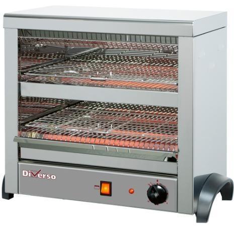 Toaster tosti apparaat Quartz Diverso | Dubbel | 6 Klemmen, Zakelijke goederen, Horeca | Keukenapparatuur, Nieuw in verpakking