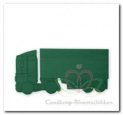 Vrachtwagen truck oplegger steekschuimvorm oase voor verse, Huis en Inrichting, Woonaccessoires | Kunstplanten en Kunstbloemen