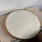 Wandspiegel - Glas, Messing - Spiegel met vergulden messing
