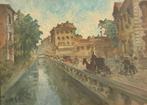 Giuseppe Riva (1861-1948) - Vecchia Milano, Antiek en Kunst