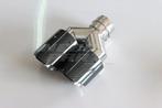 Glossy Carbon Dual Right Exhaust Tips 76mm, Ophalen of Verzenden, Nieuw