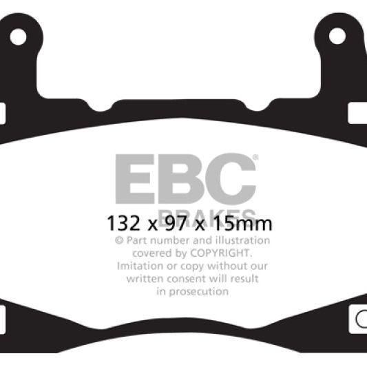 EBC 11-15 Chevrolet Camaro (5th Gen) 6.2 Redstuff Front, Auto-onderdelen, Remmen en Aandrijving, Ophalen of Verzenden