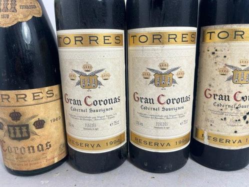 1969 Torres, Coronas, 1994 (x2) & 1995 Gran Coronas Cabernet, Verzamelen, Wijnen