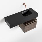 MONDIAZ ANDOR 40cm toiletmeubel dark brown. LEX 80cm, Ophalen of Verzenden, Nieuw, Bad
