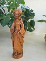 Beeld, Maria Magdalena met de zalfpot - 58 cm - Hout - 1920