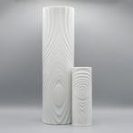 Scherzer - Werner Uhl - Vaas (2) - Glanzende bamboe vloer, Antiek en Kunst