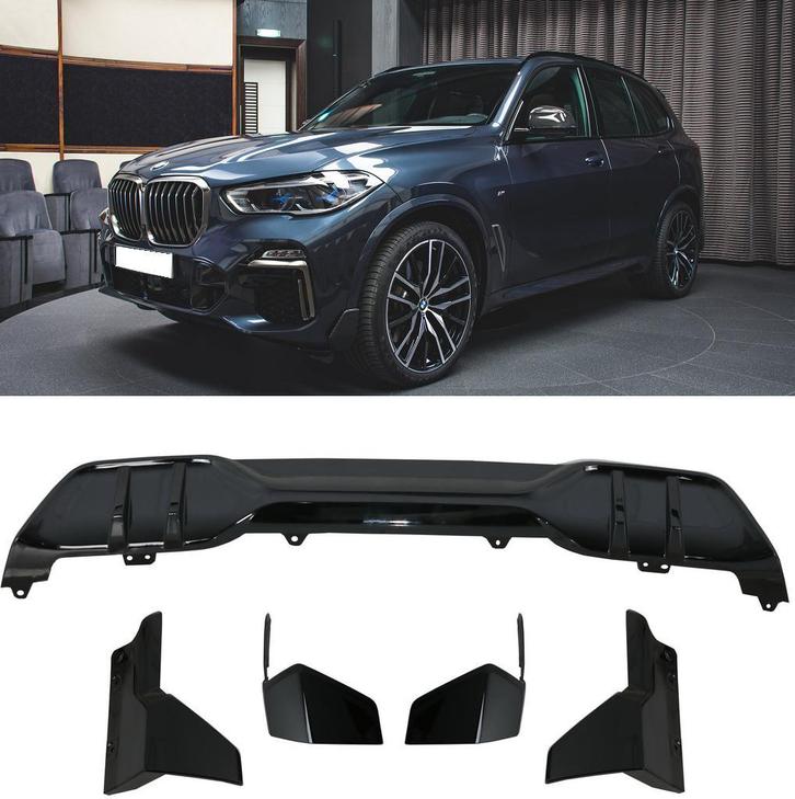 Aero Kit Voor M Pakket Glanzend Zwart BMW X5 G05 B2601, Auto-onderdelen, Carrosserie en Plaatwerk, Nieuw, BMW, Voor, Achter, Links